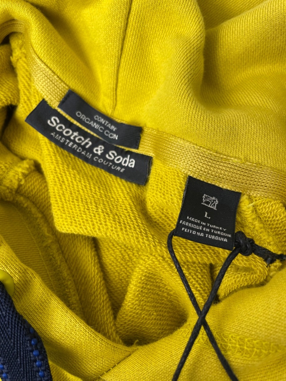 SCOTCH & SODA POUCHED HOODIE SIZE LARGE NWT - Picture 5 of 6
